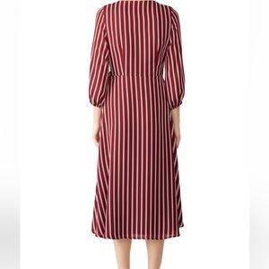 Slate & Willow Striped Wrap Dress